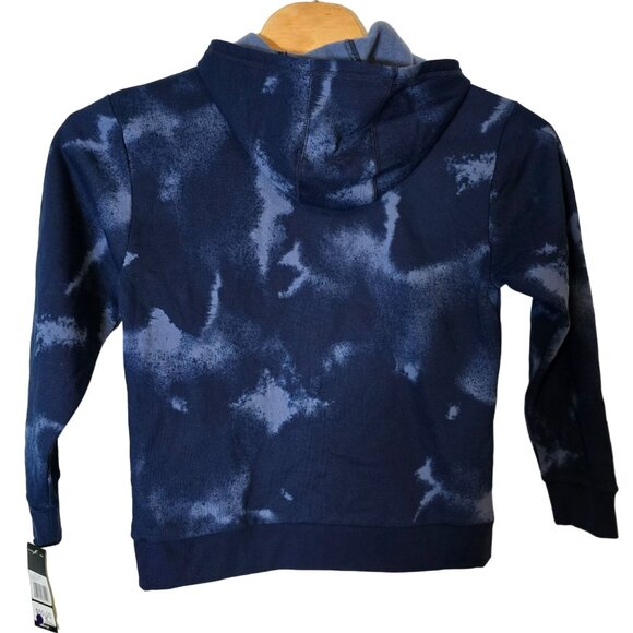 Adidas Loose Fit Hooded Sweatshirt Youth Large (14-16) Blue Long Sleeve‎ - Picture 2 of 6